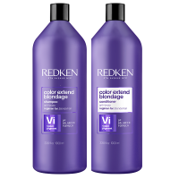 Redken Color Extend Blondage Set - Набор для тонирования и укрепления оттенков блонд  (шампунь 1000 мл, кондиционер 1000 мл)