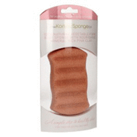 The Konjac Sponge Premium Six Wave Body Puff With French Pink Clay - Спонж для мытья тела (премиум-упаковка)