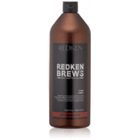 Redken Brews 3 in 1  - Средство 3 в 1 шампунь, кондиционер, гель для душа 1000 мл 
