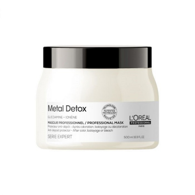 L'Oreal Professionnel Serie Expert Metal Detox Mask - Маска для восстановления окрашенных волос 500 мл
