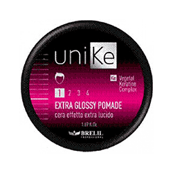Brelil Unike Styling Extra Glossy Pomade - Помада для укладки с экстра блеском 50 мл