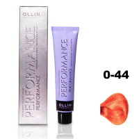 Ollin Performance Permanent Color Cream - Перманентная крем-краска для волос 0/44 медный 60 мл