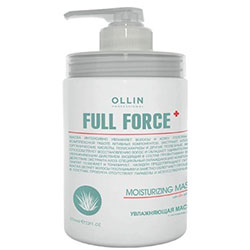 Ollin Full Force Moisturizing Mask With Aloe Extract - Увлажняющая маска с экстрактом алоэ 650 мл