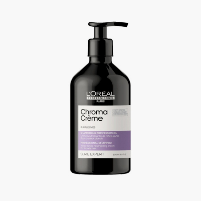 L'Oreal Professionnel Serie Expert Chroma Creme Shampoo - Шампунь-крем с фиолетовым пигментом для нейтрализации желтизны очень светлых волос 500 мл