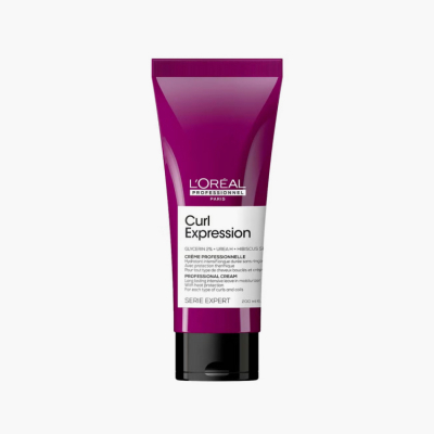 L'Oreal Professionnel Serie Expert Curl Expression Cream - Крем-уход несмываемый для увлажнения и формирования кудрей с термозащитой 200 мл
