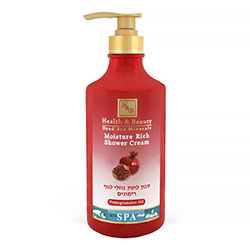 Health and Beauty Shower Cream Moisture Rich - Увлажняющее жидкое мыло для тела с гранатом 780 мл