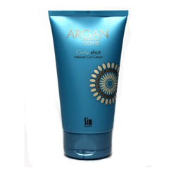 Sim Sensitive Argan Care Curly Shot Intensive Curl Cream - Стайлинг-крем для вьющихся волос 150 мл