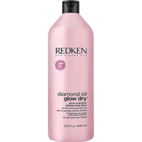 Redken Diamond Oil Glow Dry Gloss Shampoo - Шампунь для усиления блеска волос 1000 мл