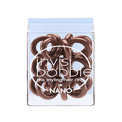 Invisibobble Nano Pretzel Brown - Резинка для волос (коричневая)