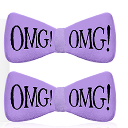 Double Dare OMG  Hair Up Bow Pin - Заколки для фиксации волос во время косметических процедур лавандовые