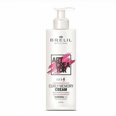 Brelil с Creator Curl Memory Cream - Крем для вьющихся волос с эффектом памяти 200 мл
