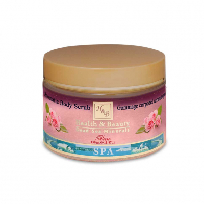 Health and Beauty Aromatic Body Scrub - Ароматический пилинг для тела (роза) 450 мл