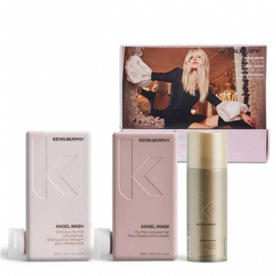 Kevin Murphy Speaking Volumes Set - Набор для сохранения цвета и придания объема волосам (шампунь 250 мл, бальзам 250 мл, лак 100 мл)