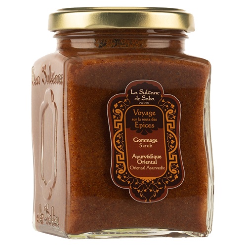 La Sultane De Saba Scrub Ayurvedic - Пилинг для тела из абрикосовых косточек аюрведа 200 мл
