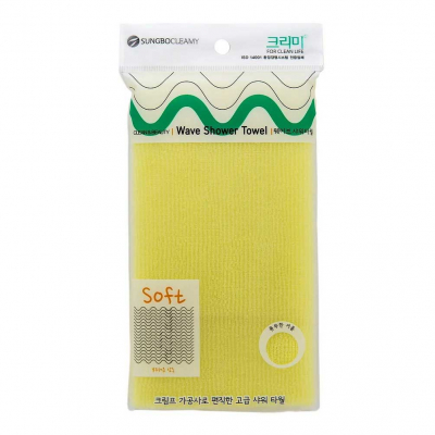 Sung Bo Cleamy Clean and Beauty Wave Shower Towel - Мочалка для душа (28*95)