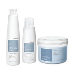 Lakme K.Therapy Active Gift Pack - Набор средств от выпадения волос (шампунь 300 мл+лосьон 125 мл+маска 250 мл)