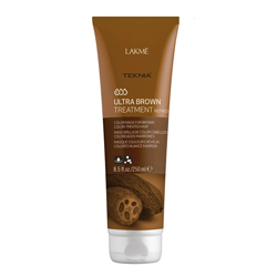 Lakme Teknia Ultra brown treatment - Средство для поддержания оттенка окрашенных волос "Коричневый" 250 мл