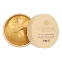 Petitfee Gold and Snail Eye Patch - Патчи для глаз гидрогелевые с золотом и экстрактом улитки 60*1,4 г