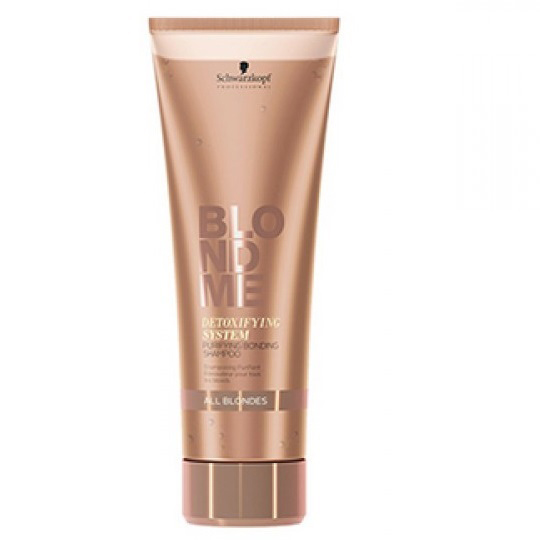 Schwarzkopf BlondMe Detoxifying System Shampoo - Очищающий бондинг-шампунь с детокс-системой 250 мл