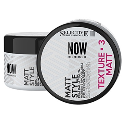 Selective Professional Now Next Generation Matt Style - Реструктурирующий воск мягкой фиксации с матовым эффектом 100 мл