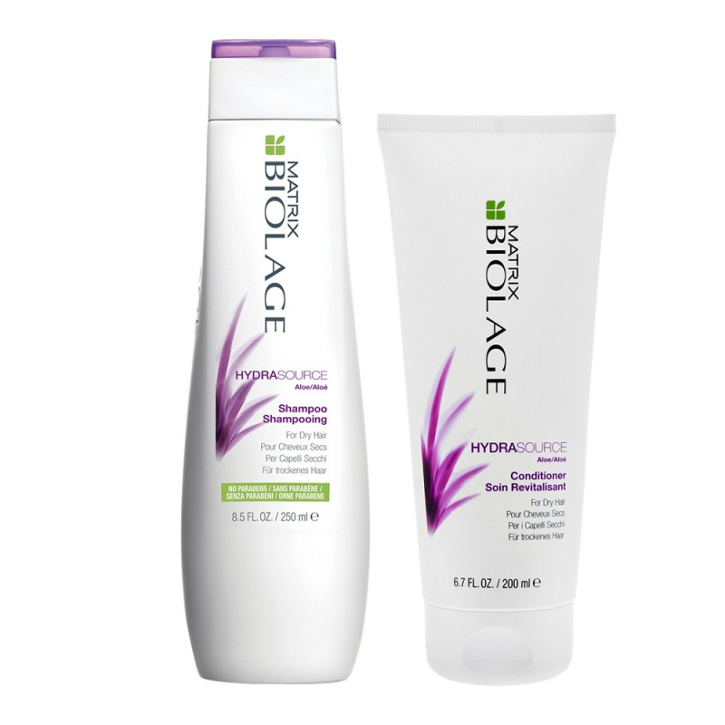 Matrix Biolage Hydrasource - Новогодний набор для увлажнения волос (шампунь 250 мл, кондиционер 200 мл)