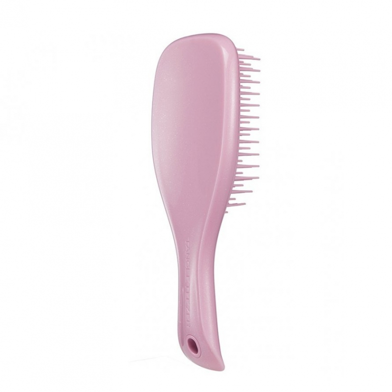 Tangle Teezer The Wet Detangler Mini Baby Pink Sparkle - Расческа для волос мини (розовый с блестками)