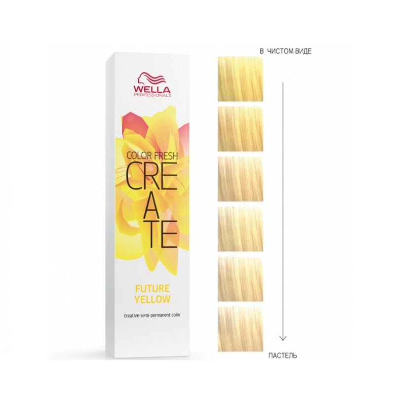 Wella Color Fresh Create - Оттеночная краска больше чем желтый 60 мл