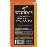 Woody's Hair and Shampoo Body Bar - Мыло для тела и волос 227 гр