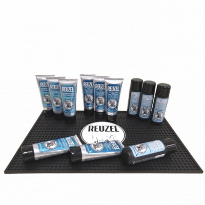 Reuzel Texture Dirty Dozen - Набор для волос (крема для укладки волос 3*100 мл, пасты для укладки волос 3*100 мл, пудра для объема волос 3*15 г, коврик для инструментов)