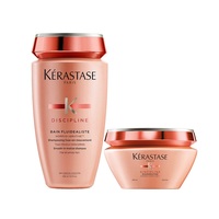 Kerastase Discipline Set - Весенний набор для гладкости и лёгкости волос в движении (шампунь-ванна 250 мл, маска для волос 200 мл)