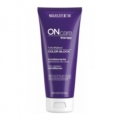 Selective On Care Tech Color Block Conditioner - Кондиционер для стабилизации цвета 200 мл