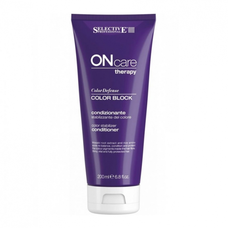 Selective On Care Tech Color Block Conditioner - Кондиционер для стабилизации цвета 200 мл