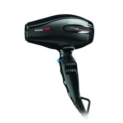 BaByliss Pro Murano BAB6160INE - Фен, ионизация, компактный, 2 насадки, 2000 Вт