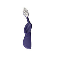 Radius Toothbrush Scuba - Щетка зубная с резиновой ручкой фиолетовая (для левшей)