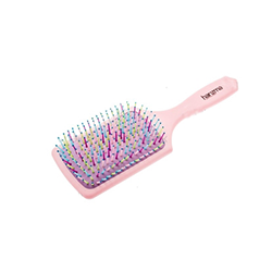 Harizma Professional h10641-1205 Rainbow - Щетка массажная широкая (розовая)