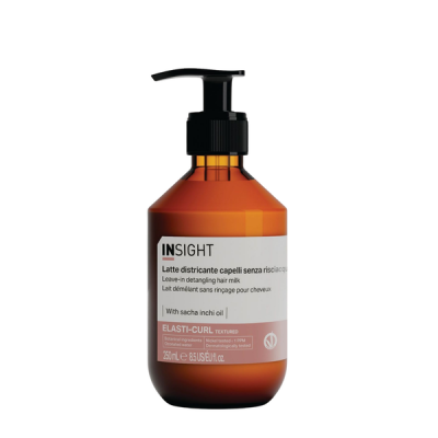 Insight Elasti-Curl Leave-In Detangling Hair Milk - Несмываемое молочко для волос 250 мл