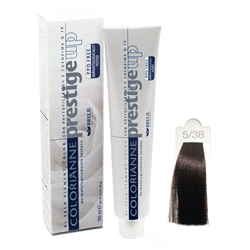 Brelil Крем-краска Colorianne Prestige UP  5/38 Светло-каштановый шоколадный