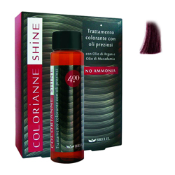 Brelil Гель-краска Colorianne SHINE  5.67 Светло-каштановый рыжий с лиловым оттенком