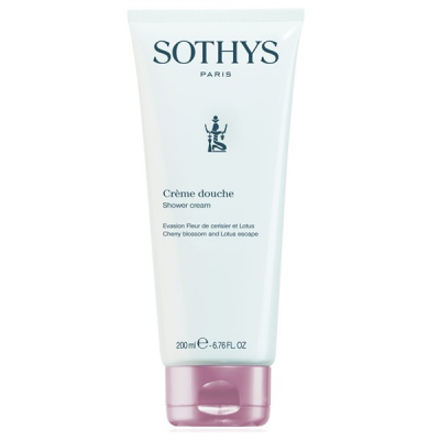 Sothys Shower Cream Cherry Blossom And Lotus Escape - Крем-гель для душа с цветками вишни и лотоса 200 мл