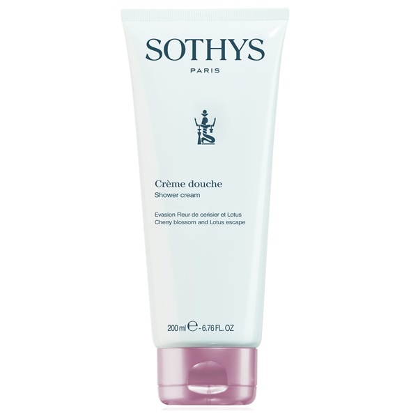 Sothys Shower Cream Cherry Blossom And Lotus Escape - Крем-гель для душа с цветками вишни и лотоса 200 мл