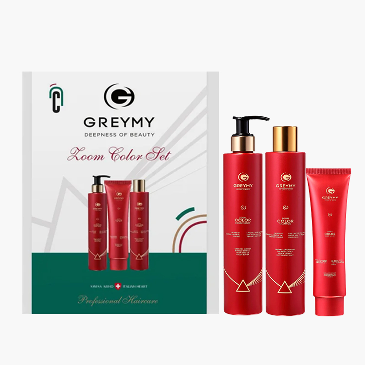 Greymy Zoom Color Set - Набор для ухода за окрашенными волосами (шампунь 250 мл + кондиционер 250 мл + маска 150 мл)