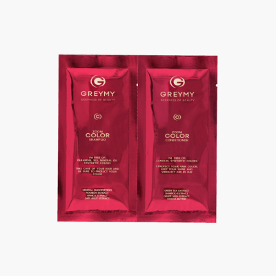 Greymy Zoom Color Shampoo And Conditioner - Пробник для окрашенных волос (шампунь и кондиционер) 10 мл