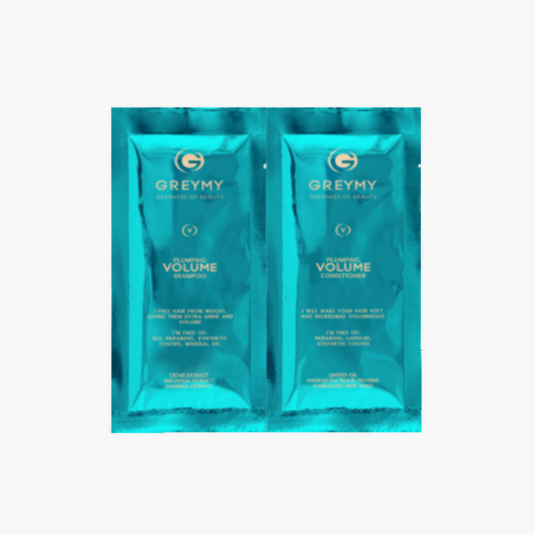 Greymy Plumping Volume Shampoo And Conditioner - Пробник для объёма и уплотнения волос (шампунь и кондиционер) 10 мл