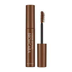 Missha Color Setting Brow Mascara Amber Brown - Тушь для бровей тон 04 (янтарно коричневый) 4,5 г