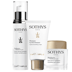 Sothys Hydra3Hа Hydra Hydrating Cream, Hydrating Serum, Hydra Smoothing Mask - Набор мини-продуктов серии "Увлажнение" 3	поз 15+10+15 мл 