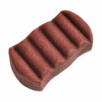 The Konjac Sponge Premium Six Wave Body Puff With French Red Clay - Спонж для мытья тела (премиум-упаковка)