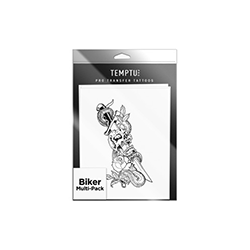 Temptu Pro Transfer Multi-Pack "Biker" - Трансферная татуировка 