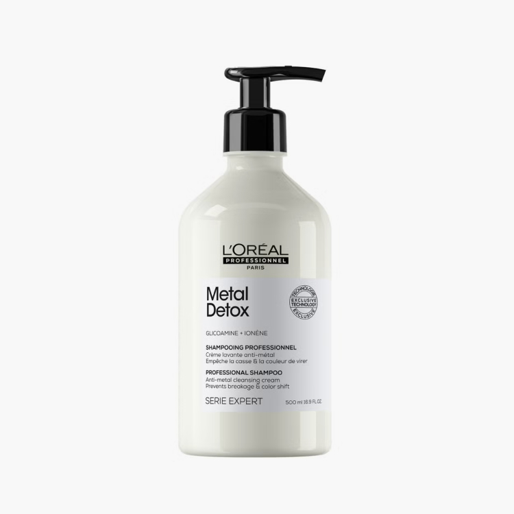 L'Oreal Professionnel Serie Expert Metal Detox - Очищающий крем-шампунь для восстановления окрашенных волос 500 мл