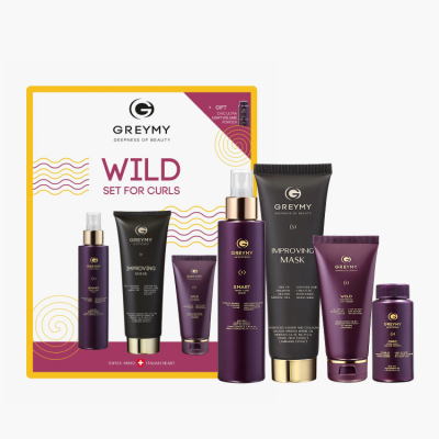 Greymy Wild Set For Curls - Набор "Для Кудрявых Волос" 460 мл