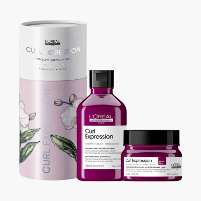 L'Oreal Professionnel Serie Expert Curl Expression - Подарочный набор для кудрявых волос (шампунь 300 мл + маска 250 мл)